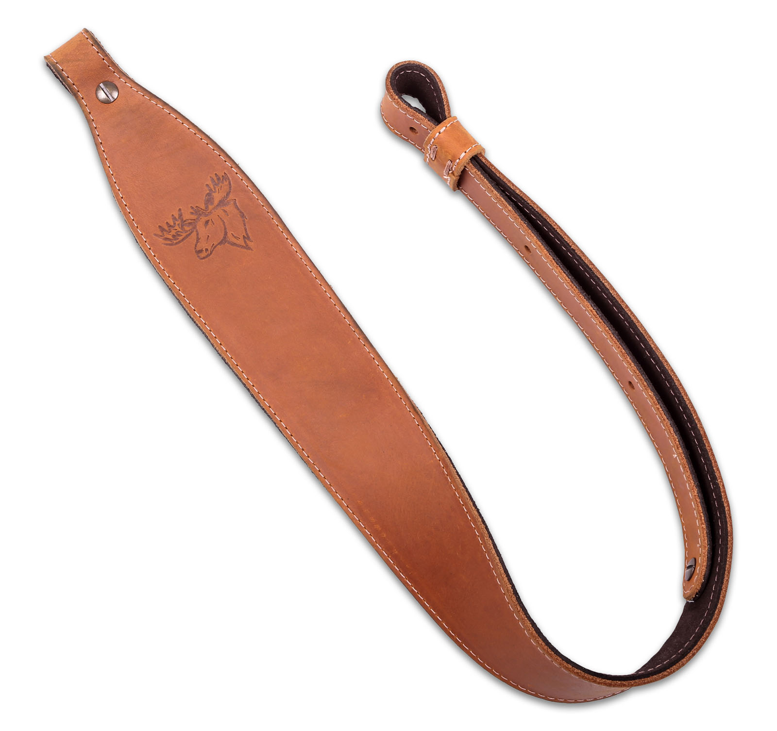 Natural Oil-Tan Leather Rifle Sling 